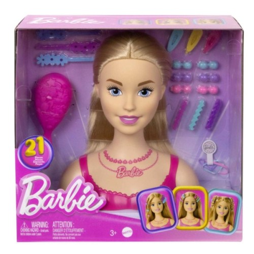 Лялька Barbie манекен для зачісок Класика Barbie з аксесуарами (HMD88)