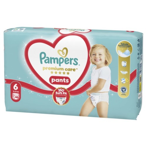 Підгузки Pampers Premium Care Pants Розмір 6 (13-18 кг) 46 шт (8006530320054)