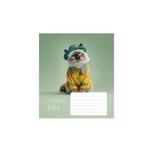 Зошит Школярик Star Fashion pets 12 аркушів клітинка (012-3687K)