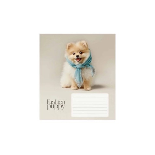 Зошит Школярик Star Fashion pets 12 аркушів клітинка (012-3687K)