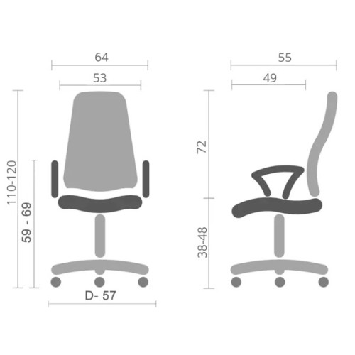 Офісне крісло Cubby Comforto