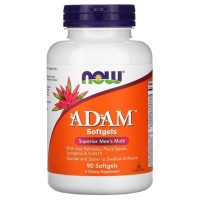Мультивітамін Now Foods Супер Мультивітаміни для Чоловіків, Adam, Superior Men's Multi, 90 гел (NOW-03880)