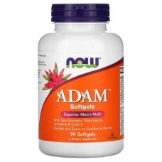 Мультивітамін Now Foods Супер Мультивітаміни для Чоловіків, Adam, Superior Men's Multi, 90 гел (NOW-03880)