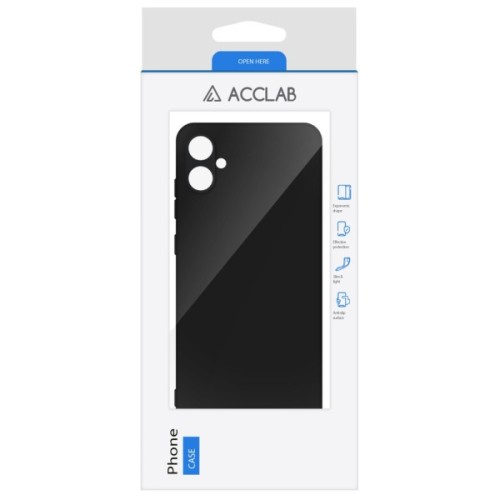 Чохол до мобільного телефона ACCLAB Silicone Case Samsung Galaxy A05 Black (1283126601552)