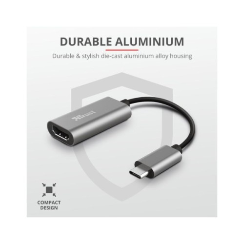 Перехідник Trust USB-C to HDMI Adapter (23774)