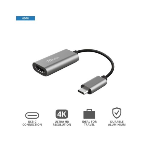 Перехідник Trust USB-C to HDMI Adapter (23774)