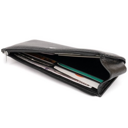 Гаманець ST Leather Зі шкіри унісекс Чорний (19324)