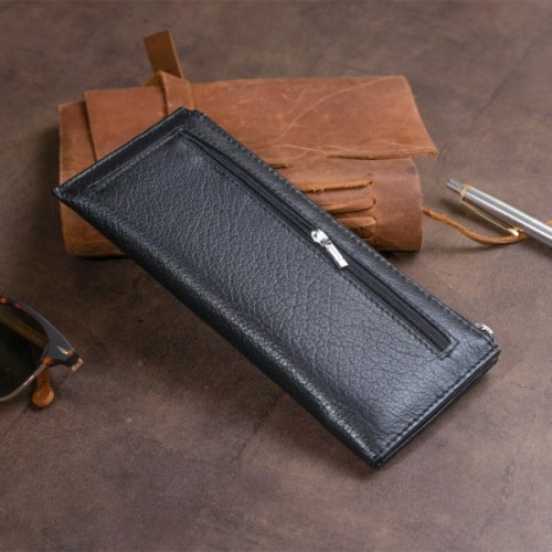 Гаманець ST Leather Зі шкіри унісекс Чорний (19324)