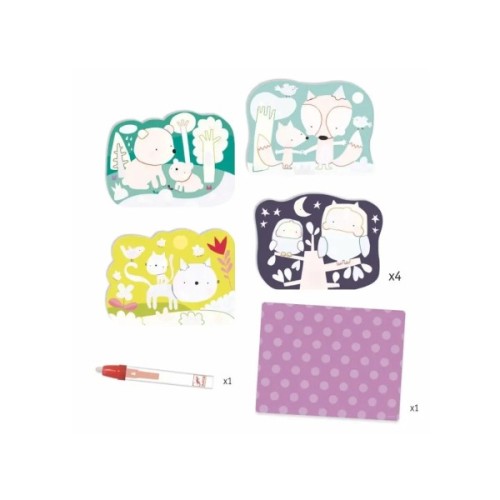 Набір для творчості Djeco Малювання водою Що заховано у лісі (DJ09064)