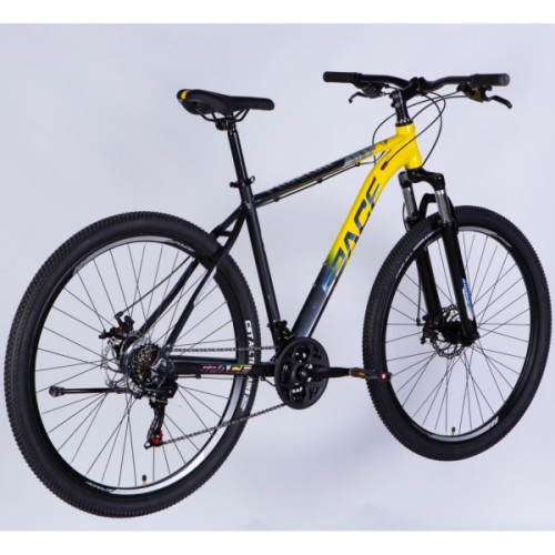 Велосипед Space 29" PHAETON DD FR рама-20" AL 2026 сіро-жовтий (OPS-SP-29-192)