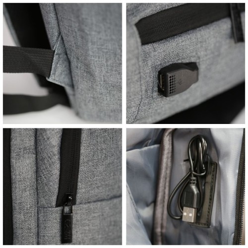 Рюкзак туристичний NikiBo Sleek 15л сірий (30010805-07)