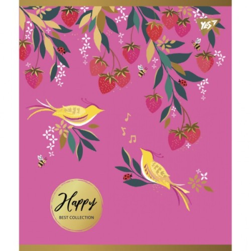 Зошит Yes А5 Happy 48 аркушів лінія (766889)