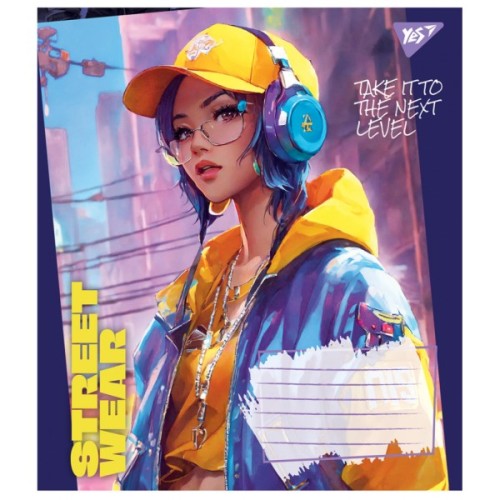 Зошит Yes Street wear А5 36 аркушів клітинка (767071)