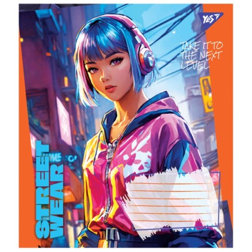 Зошит Yes Street wear А5 36 аркушів клітинка (767071)