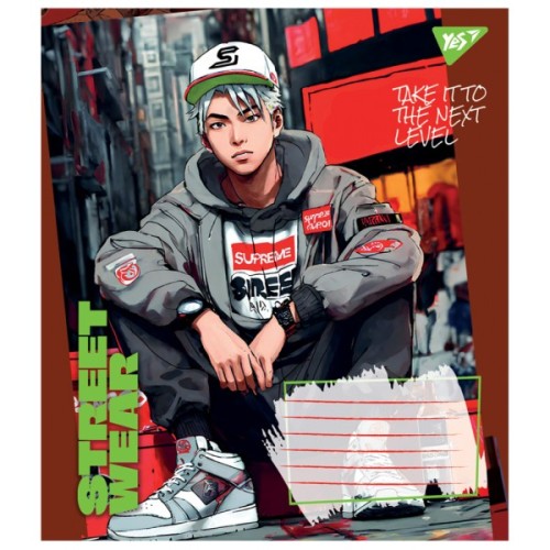 Зошит Yes Street wear А5 36 аркушів клітинка (767071)