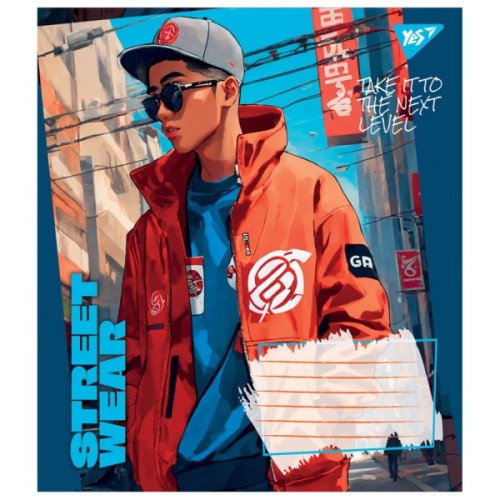 Зошит Yes Street wear А5 36 аркушів клітинка (767071)