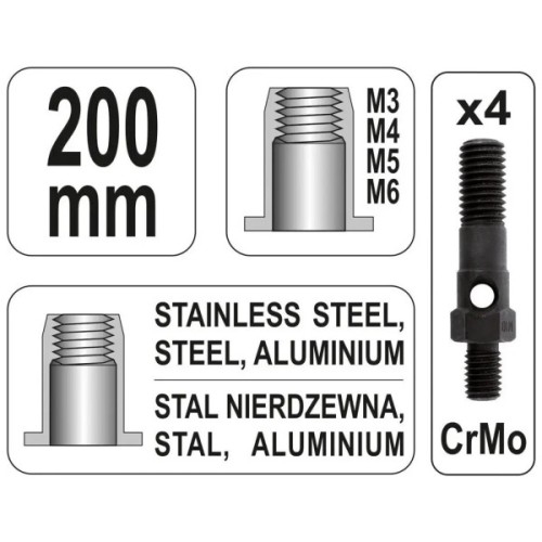 Заклепувальник Yato YT-36140