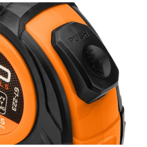 Рулетка Neo Tools 5мx25мм, з фіксатором змотування (67-223)