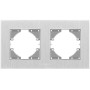 Рамка Videx BINERA сріблястий алюміній 2 пости (VF-BNFRA2H-SL)