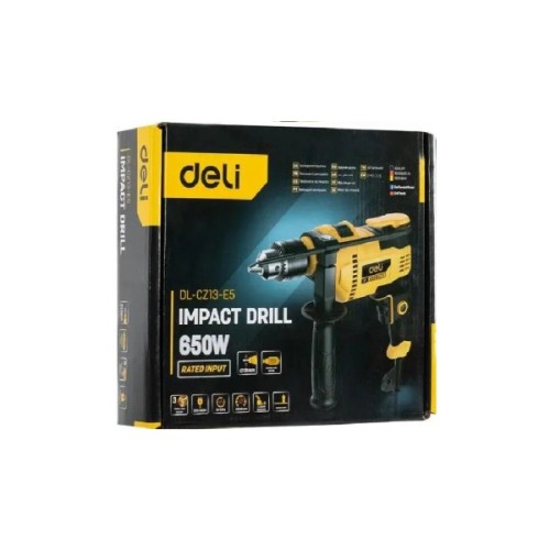 Дриль Deli 650 Вт 13 мм (EDL-CZ13-E5)