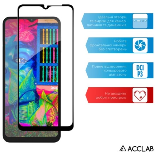 Скло захисне ACCLAB Full Glue Samsung A04S Black (1283126544866)
