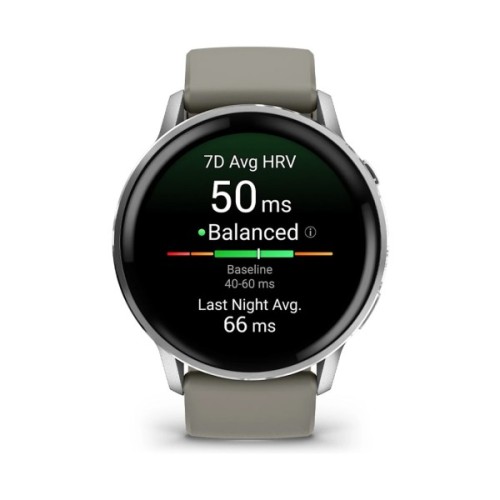 Смарт-годинник Garmin Venu 4 (45mm), Black w/ Silver + Gray, GPS смарт-годинник (010-03014-01)