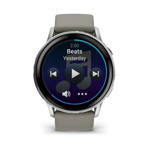 Смарт-годинник Garmin Venu 4 (45mm), Black w/ Silver + Gray, GPS смарт-годинник (010-03014-01)