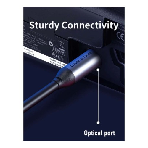 Кабель мультимедійний Optical Toslink 1.0m Cabletime (CA915286)