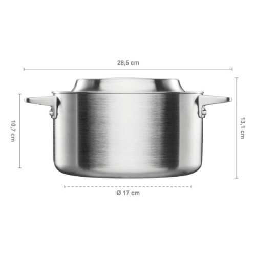 Каструля Fiskars Norden без покриття 3 л (1067639)