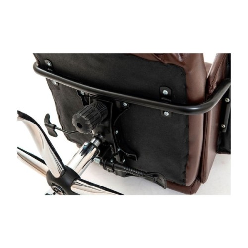 Офісне крісло Richman Конгрес Хром M-2 Широкий (Anyfix Wide) Шкіра Люкс Коричнева (ADD0001832)