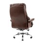 Офісне крісло Richman Конгрес Хром M-2 Широкий (Anyfix Wide) Шкіра Люкс Коричнева (ADD0001832)