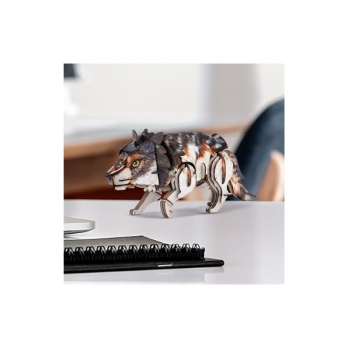 Пазл Cubic Fun тривимірний Дикі тварини Сірий вовк (DS1180h)