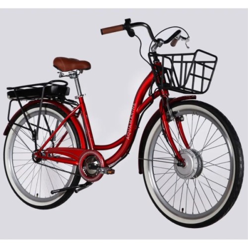 Електровелосипед Dorozhnik 26" eAQUAMARINE BH рама-17" 36B 13А*г 500Вт 2026 бордовий (ELB-D-26-315)