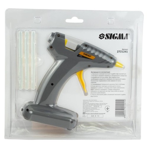 Клейовий пістолет Sigma автономний 8мм 8Вт/6В (2721241)