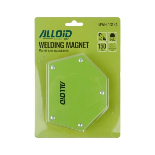 Магніт для зварювання Alloid 34кг, трапеція (MWH -13134)
