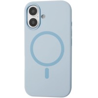 Чохол до мобільного телефона BeCover FIBRA Silicone OmniMag Apple iPhone 16 Light Blue (716228)
