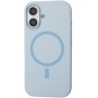 Чохол до мобільного телефона BeCover FIBRA Silicone OmniMag Apple iPhone 16 Light Blue (716228)