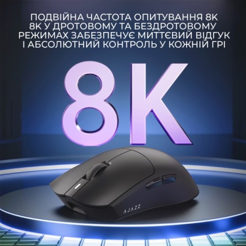 Мишка Ajazz AJ139 Near Link V3 Pro+ Wireless/Bluetooth/USB Black (AJ139-NL-V3-PRO-B)