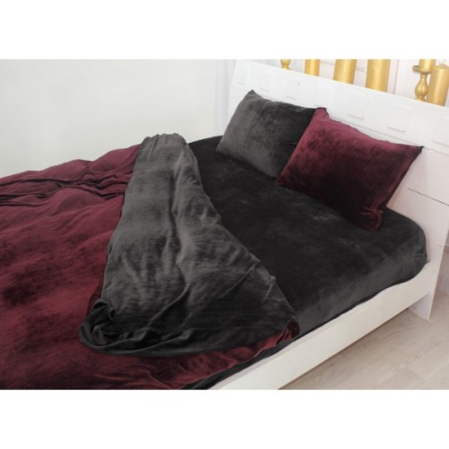 Постільна білизна MirSon Велюр Winter Frost 28-0005 + 28-0002 Azalea Velvet 2х160х220 (2200004006666)
