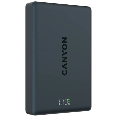 Батарея універсальна Canyon 10000mAh OnPower 511 PD20W Magnetic wireless MagSafe Black (CNS-CPB511B)