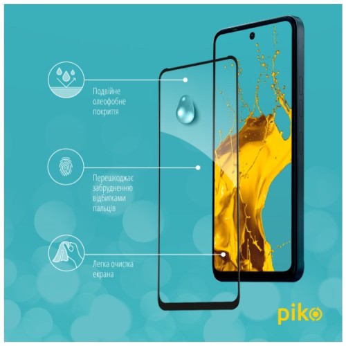 Скло захисне Piko Full Glue Tecno Spark Go 2024 Black (1283126589133)