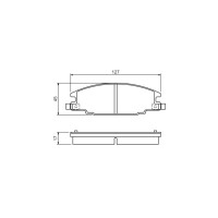 Гальмівні колодки Bosch 0 986 460 960