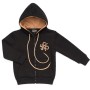 Кофта дитяча Cloise худи флісова (CL0125001-152-black)
