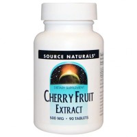 Трави Source Naturals Екстракт Вишні 500мг, 90 таблеток (SNS-01681)