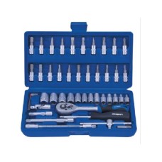 Набір інструментів Стандарт в кейсі 1/4" 46 шт. (ST-1446)