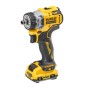 Шуруповерт DeWALT XR Li-Ion 12V, 2x3Ah, зі змінними насадками, 57.5 Нм, 0-425/0-1500 об/хв, 0.7, TSTAK (DCD703L2T)