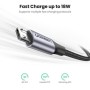 Дата кабель USB 2.0 AM to Micro 5P 1.0m US290 Aluminum Braid Black Ugreen (60146)