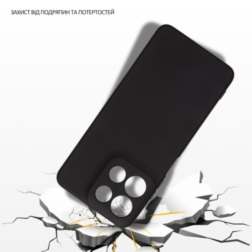 Чохол до мобільного телефона BeCover Silicone Motorola Moto G17 / G17 Power Black (716016)