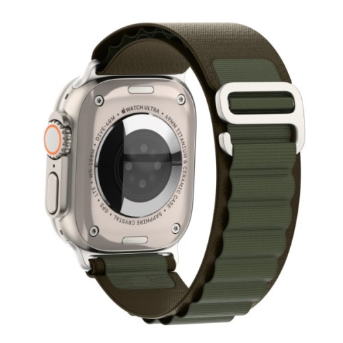 Ремінець до смарт-годинника Armorstandart Alpina Band для Apple Watch 49/46/45/44/42 (Series 1-3) Olive (ARM81045)