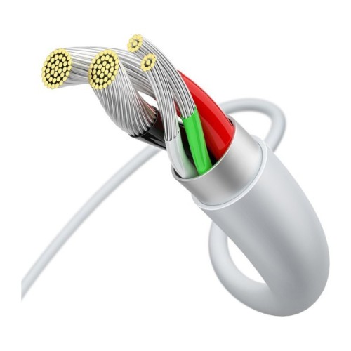 Дата кабель USB 2.0 AM to Micro 5P 2.0m Superior Fast Charging 2A white Baseus (CAMYS-A02)